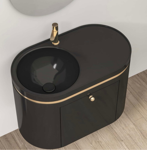 کابینت روشویی لوکس کابین مشکی کد628A جهت اطلاع از تخفیف تماس بگیرید