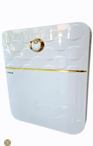 فلاش تانک فرپود سفید زه و دکمه طلایی